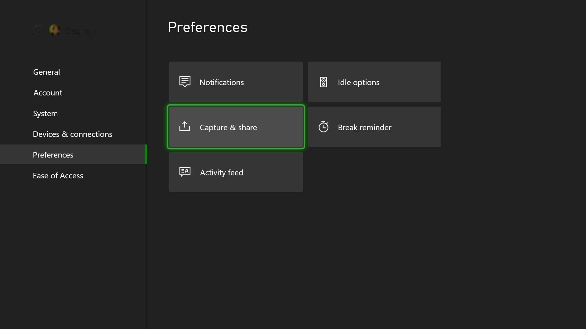 Xbox Series capture settings How to capture and where to find